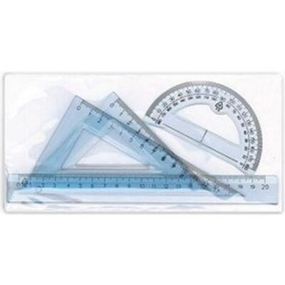 ΣΕΤ ΧΑΡΑΚΑΣ ΜΟΙΡΟΓΝΩΜΟΝΙΟ ΤΡΙΓΩΝΟ 20cm ILCA