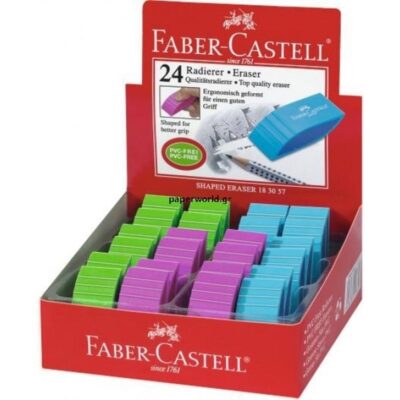 ΓΟΜΑ FABER-CASTELL 183057 SHAPED ΔΙΧΡΩΜΗ