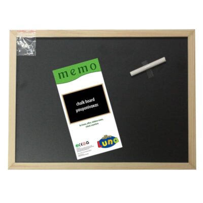 ΠΙΝΑΚΑΣ ΜΑΥΡΟΣ 60Χ90