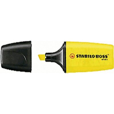 ΜΑΡΚΑΔΟΡΟΣ STABILO BOSS 5.0mm ΜΙΝΙ ΦΩΣΦΟΡΟΥΧΟΣ ΚΙΤΡΙΝΟ (24)