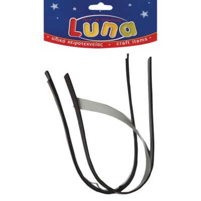 ΜΑΓΝΗΤΕΣ ΑΥΤΟΚΟΛΛΗΤΟΙ ΚΟΡΔΕΛΑ 30 Χ 1.3 εκ 3 τεμ. LUNA (646791)