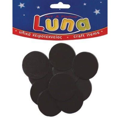 ΜΑΓΝΗΤΕΣ ΣΤΡΟΓΓΥΛΟΙ 25mm Χ 3mm 10 ΤΕΜ. LUNA (646669)