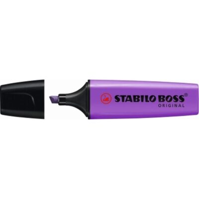 ΜΑΡΚΑΔΟΡΟΣ STABILO BOSS 5.0mm ΦΩΣΦΟΡΟΥΧΟΙ ΜΩΒ (55)