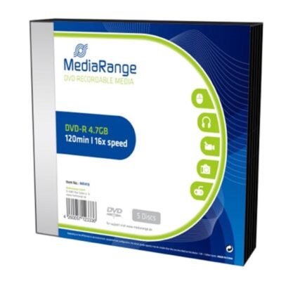 DVD- R 4.7 GB MEDIARANGE 16X SLIMCASE