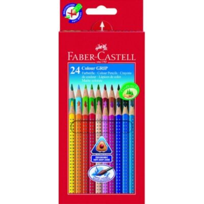 ΞΥΛΟΜΠΟΓΙΕΣ FABER-CASTELL (24 τμχ) GRIP + ΑΚΟΥΑΡΕΛΑΣ (112424)