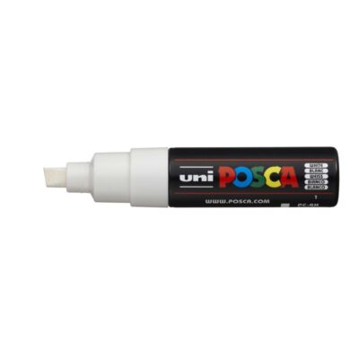 ΜΑΡΚΑΔΟΡΟΣ UNI BALL POSCA PC- 8K 8.0mm ΛΕΥΚΟ