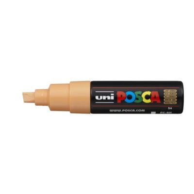 ΜΑΡΚΑΔΟΡΟΣ UNI BALL POSCA PC- 8K 8.0mm LIGHT ORANGE