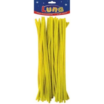 ΣΥΡΜΑ ΠΙΠΑΣ 30cm  ΚΙΤΡΙΝΟ (30 τμχ) LUNA (620472)