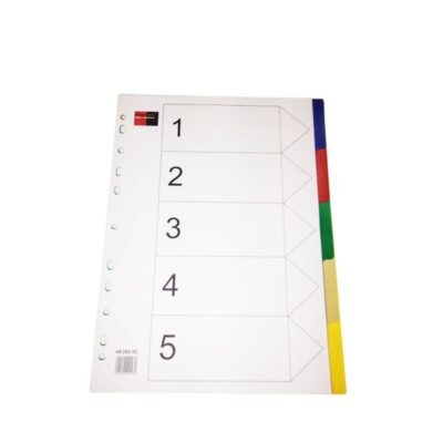 ΔΙΑΧΩΡΙΣΤΙΚΑ ΠΛΑΣΤΙΚΑ 5φ. Α4