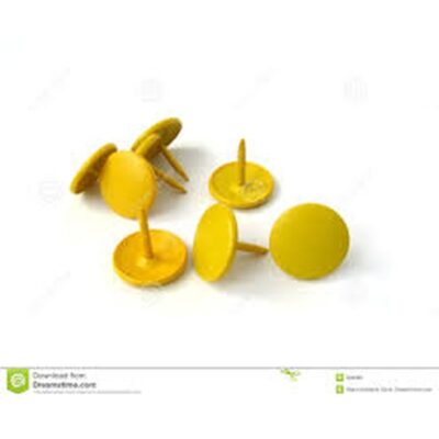 ΠΙΝΕΖΕΣ FOSKA (100 τμχ) ΚΙΤΡΙΝΕΣ