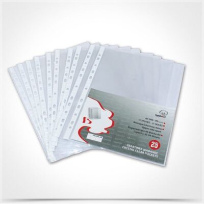 ΖΕΛΑΤΙΝΑ ΜΕ ΤΡΥΠΕΣ Α4 60 mic TYPO ΓΥΑΛΙΣΤΕΡΗ