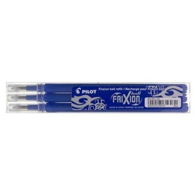 ΑΝΤΑΛΛΑΚΤΙΚΑ ΣΤΥΛΟ PILOT FRIXION BALL & BALL CLICKER 0.7mm ΜΠΛΕ (3 τμχ)