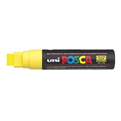 ΜΑΡΚΑΔΟΡΟΣ UNI BALL POSCA PC-17K 15mm ΚΙΤΡΙΝΟ