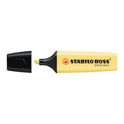 ΜΑΡΚΑΔΟΡΟΣ STABILO BOSS 5.0mm PASTEL ΚΙΤΡΙΝΟ (144)