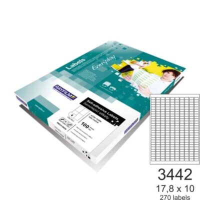 ΕΤΙΚΕΤΕΣ RAYFILM 17.8 Χ 10 (270 τμχ) 100 φ. (R0100.3442A)