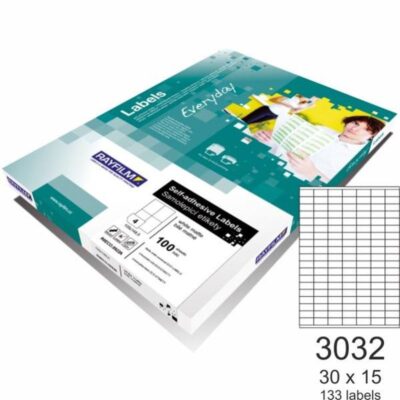 ΕΤΙΚΕΤΕΣ RAYFILM 30 Χ 15 (133 τμχ) 100 φ. (R0100.3032A)