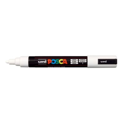 ΜΑΡΚΑΔΟΡΟΣ UNI BALL POSCA PC- 5M 1.8 - 2.5mm ΛΕΥΚΟ