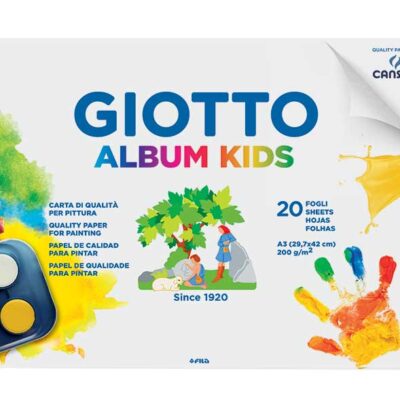 ΜΠΛΟΚ ΖΩΓΡΑΦΙΚΗΣ GIOTTO ALBUM KIDS 20φ. 21 Χ 29.7cm 200gr