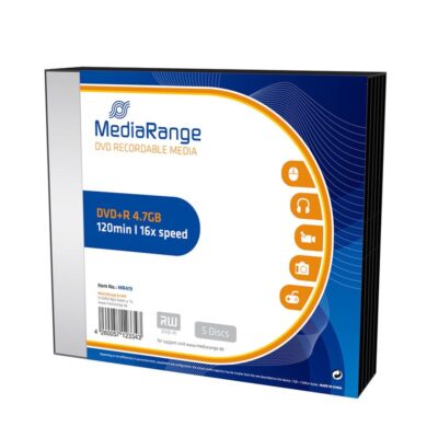 DVD+ R 4.7 GB MEDIARANGE 16X SLIMCASE