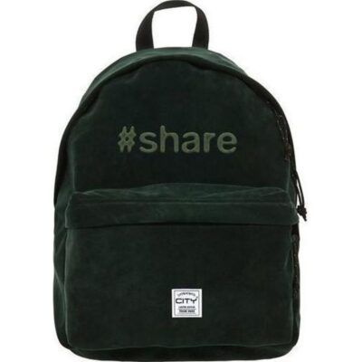 ΤΣΑΝΤΑ CITY THE DROP SPECIAL GREEN VELVET ΠΛΑΤΗΣ (12817)