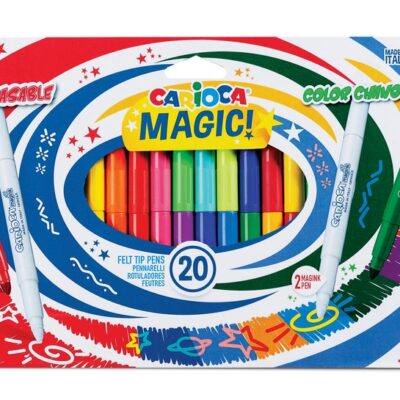 ΜΑΡΚΑΔΟΡΟΙ CARIOCA STEREO MAGIC COLORS (20 τμχ) (41369)