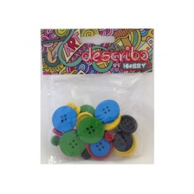 ΚΟΥΜΠΙΑ ΞΥΛΙΝΑ ΧΡΩΜΑΤΙΣΤΑ 23mm-18mm-10mm (30 τμχ) (DES-0014)