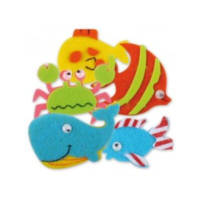 ΤΣΟΧΙΝΑ ΑΥΤΟΚΟΛΛΗΤΑ ΘΑΛΑΣΣΙΝΑ ΖΩΑ (6 τμχ)