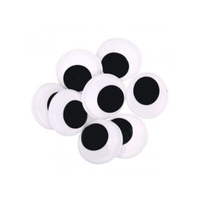 ΜΑΤΑΚΙΑ ΣΤΡΟΓΓΥΛΑ ΑΥΤΟΚΟΛΛΗΤΑ 40mm (10 τμχ)