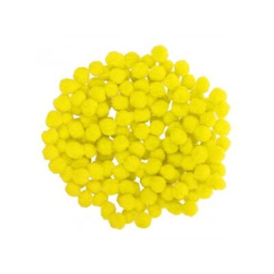 ΠΟΜ-ΠΟΜ 10mm (200 τμχ) ΚΙΤΡΙΝΟ