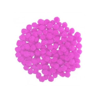 ΠΟΜ-ΠΟΜ 10mm (200 τμχ) ΡΟΖ