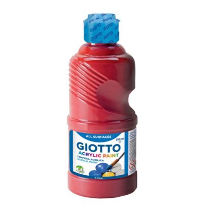 ΑΚΡΥΛΙΚΑ GIOTTO ΜΠΟΥΚΑΛΙ 250ml ΚΟΚΚΙΝΟ