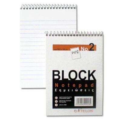 ΜΠΛΟΚ ΣΠΙΡΑΛ 50 ΦΥΛ. TELON Νο 2 ΡΙΓΕ