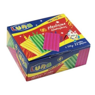 ΠΛΑΣΤΕΛΙΝΗ LUNA 11 ΧΡΩΜΑΤΑ 500gr (039409)