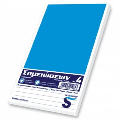 ΜΠΛΟΚ ΚΟΛΛΗΤΑ Νο 4 SKAG ΡΙΓΕ 113Χ194 50 φυλ.