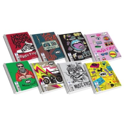 ΤΕΤΡΑΔΙΟ ΣΠΙΡΑΛ MAD PP Α4 3 ΘΕΜ.