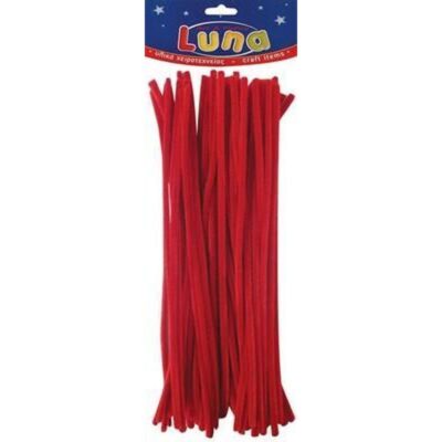 ΣΥΡΜΑ ΠΙΠΑΣ 30cm  ΚΟΚΚΙΝΟ (30 τμχ)  LUNA (620469)