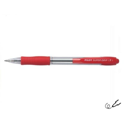 ΣΤΥΛΟ PILOT SUPER GRIP 0.7mm FINE ΚΟΚΚΙΝΟ