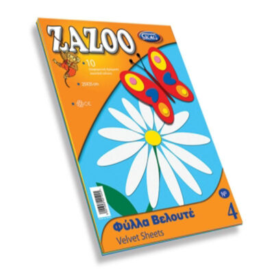 ΜΠΛΟΚ ΒΕΛΟΥΤΕ 10 ΦΥΛΛΩΝ 25Χ35 ΖΑΖΟΟ