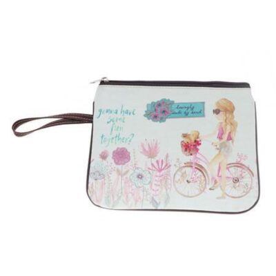 ΤΣΑΝΤΑΚΙ ΧΕΙΡΟΣ TESORO 25 x 18 x 1cm ΚΟΡΙΤΣΙ ΜΕ ΠΟΔΗΛΑΤΟ (582136)