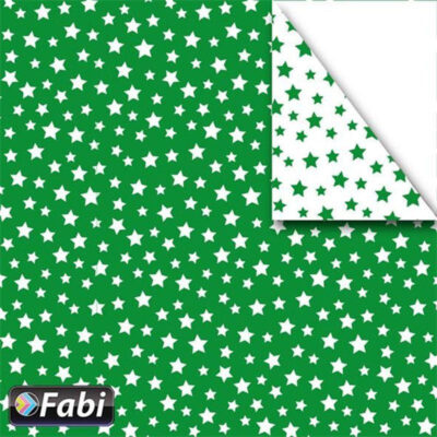 ΧΑΡΤΟΝΙ ΧΕΙΡΟΤΕΧΝΙΑΣ 50 Χ 70cm ΑΣΤΕΡΙΑ ΠΡΑΣΙΝΟ Δ.ΟΨΗΣ 250gr