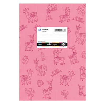 ΤΕΤΡΑΔΙΟ SALKO D-COLOR 17Χ25 50 φυλ. ΡΟΖ (2730)