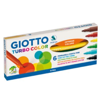 ΜΑΡΚΑΔΟΡΟΙ GIOTTO TURBO COLOR (6 τμχ) (415000)