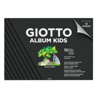ΜΠΛΟΚ ΖΩΓΡΑΦΙΚΗΣ GIOTTO ALBUM KIDS 10φ. 21 Χ 29.7cm 220gr (580600)