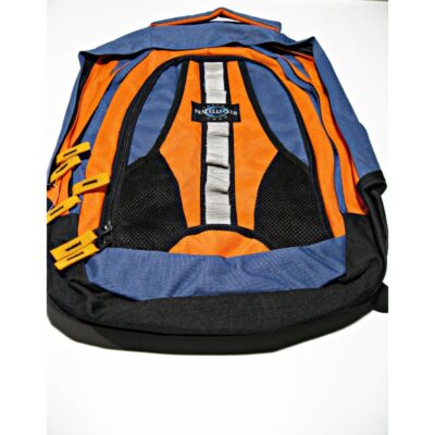 ΤΣΑΝΤΑ VAL PRATELLI ΑΝΑΤΟΜΙΚΕΣ ΠΛΑΤΗΣ ΠΟΡΤΟΚΑΛΙ-ΜΠΛΕ