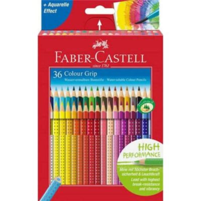 ΞΥΛΟΜΠΟΓΙΕΣ FABER-CASTELL (36 τμχ) ΑΚΟΥΑΡΕΛΑΣ GRIP (112442)