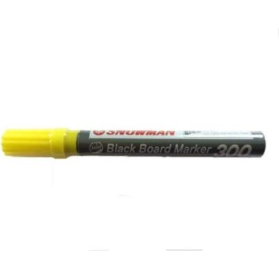 ΜΑΡΚΑΔΟΡΟΣ SNOWMAN BB-300 ΥΓΡΗΣ ΚΙΜΩΛΙΑΣ 2mm-5mm FLUO YELLOW