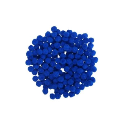 ΠΟΜ-ΠΟΜ 10mm (200 τμχ) ΜΠΛΕ