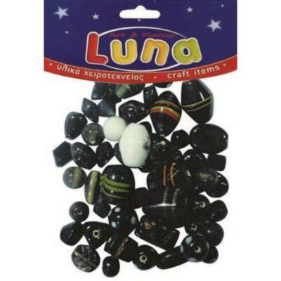 ΧΑΝΤΡΕΣ ΓΥΑΛΙΝΕΣ ΜΑΥΡΕΣ 100gr LUNA (620071)