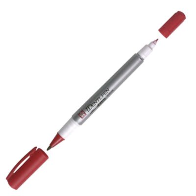 ΜΑΡΚΑΔΟΡΟΣ SAKURA IDENTI PEN ΜΕ 2 ΜΥΤΕΣ 1.0mm-0.4mm ΚΟΚΚΙΝΟ (44103)