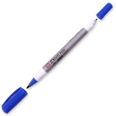 ΜΑΡΚΑΔΟΡΟΣ SAKURA IDENTI PEN ΜΕ 2 ΜΥΤΕΣ 1.0mm-0.4mm ΜΠΛΕ (44102)